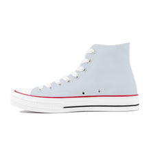 Load image into Gallery viewer, Ti Amo I love you - Exclusive Brand - Mystic - White Daisy - High Top Canvas Shoes - White  Soles
