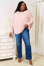 Load image into Gallery viewer, Dusty Pink - Double Take Ribbed Long Sleeve Top Ti Amo I love you
