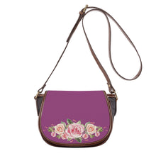 Load image into Gallery viewer, Ti Amo I love you - Exclusive Brand - Cannon Pink - Roses - Saddle Bag
