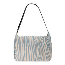 Load image into Gallery viewer, Ti Amo I love you - Exclusive Brand  - Bone with Bali Hai Stripes - Journey Computer Shoulder Bag
