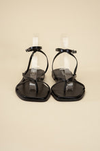 Load image into Gallery viewer, ELIO- Black or Tan - Strappy Flat Sandals Ti Amo I love you
