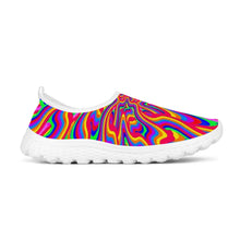 Load image into Gallery viewer, Ti Amo I love you - Exclusive Brand - Rainbow - Women&#39;s Mesh Running Shoes
