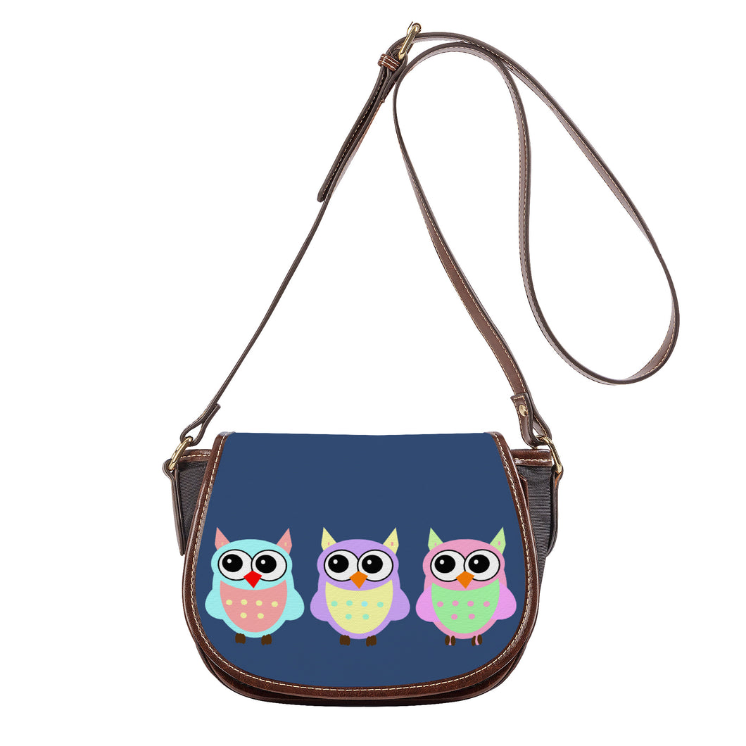 Ti Amo I love you - Exclusive Brand - San Juan - 3 Owls -  Saddle Bag