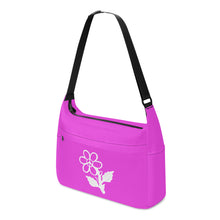 Load image into Gallery viewer, Ti Amo I love you - Exclusive Brand - Brilliant Lavender Rose - White Daisy -  Journey Computer Shoulder Bag
