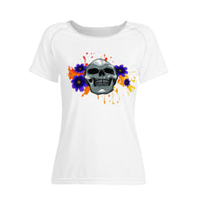 Load image into Gallery viewer, Ti Amo I love you - Exclusive Brand - Floral Skelton - Women&#39;s T shirt
