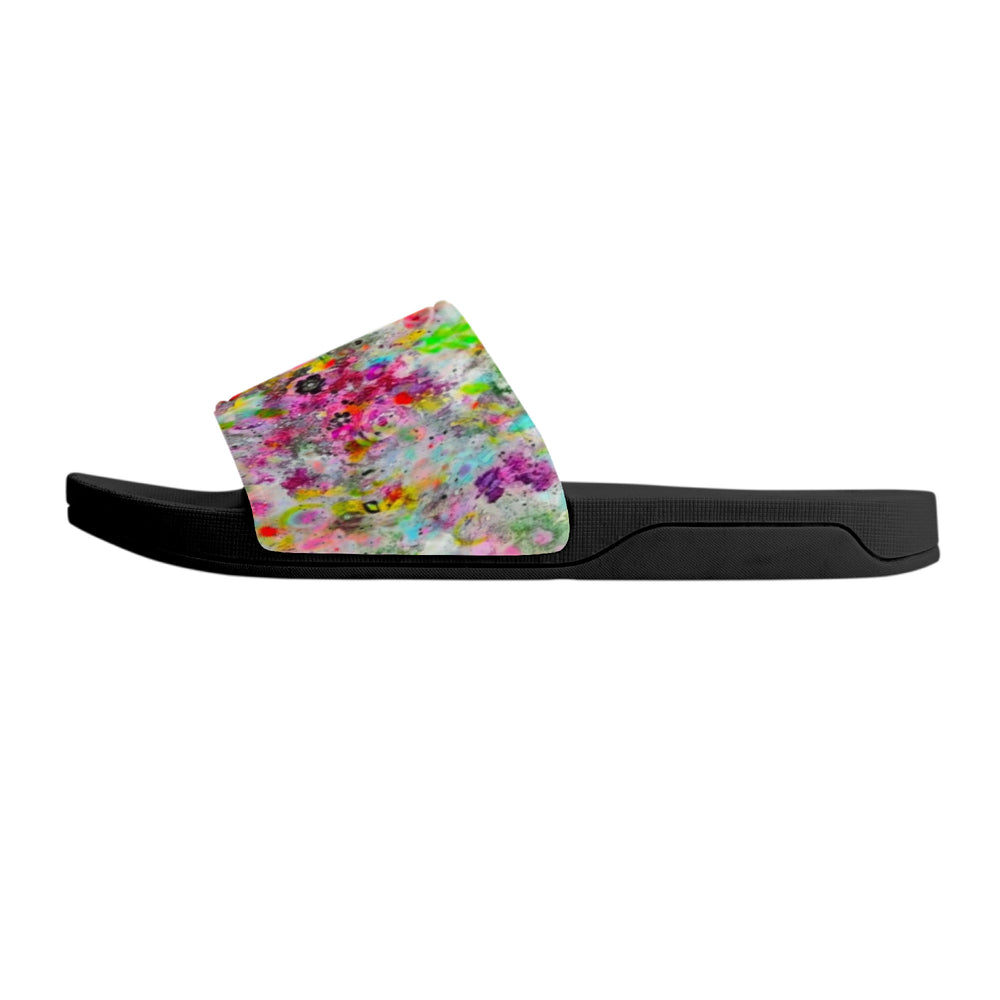 Ti Amo I love you - Exclusive Brand - Womens  - Slide Sandals - Black Soles