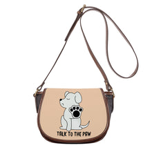 Load image into Gallery viewer, Ti Amo I love you - Exclusive Brand - Deep Peach - Talk to the Paw -  Saddle Bag
