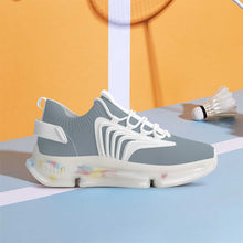 Load image into Gallery viewer, Ti Amo I love you - Exclusive Brand - Regent Grey - Mens / Womens - Air Max React Sneakers - White Soles
