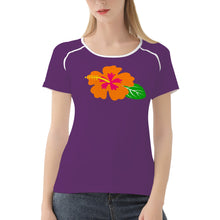 Load image into Gallery viewer, Ti Amo I love you - Exclusive Brand - Bossanova 2 - Hawaiian Flower - Women&#39;s T shirt - Sizes XS-2XL
