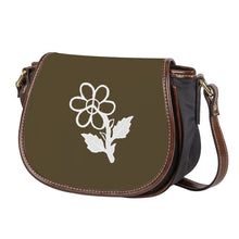 Load image into Gallery viewer, Ti Amo I love you - Exclusive Brand - Millbrook - White Daisy - Saddle Bag
