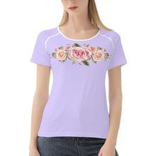 Load image into Gallery viewer, Ti Amo I love you - Exclusive Brand - Lilac - Roses - Women&#39;s T shirt - Sizes XS-2XL
