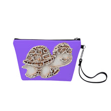 Load image into Gallery viewer, Ti Amo I love you - Exclusive Brand - Heliotrope 3 - Turtle - Sling Cosmetic Bag
