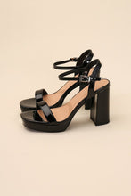 Load image into Gallery viewer, FINN Ankle Strap Heels - Sizes 5-10 Ti Amo I love you
