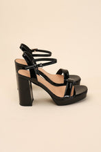 Load image into Gallery viewer, FINN Ankle Strap Heels - Sizes 5-10 Ti Amo I love you
