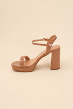 Load image into Gallery viewer, FINN Ankle Strap Heels - Sizes 5-10 Ti Amo I love you
