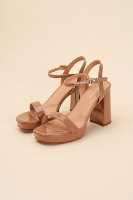 FINN Ankle Strap Heels - Sizes 5-10 Ti Amo I love you