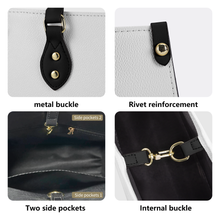 Load image into Gallery viewer, Ti Amo I love you - Exclusive Brand - Fun Green - Luxury Womens PU Tote Bag - Black Straps
