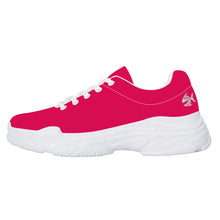 Load image into Gallery viewer, Ti Amo I love you - Exclusive Brand - Bright Hot Pink - Angry Fish - Chunky Sneakers - White Soles
