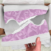 Load image into Gallery viewer, Ti Amo I love you - Exclusive Brand - Lilac 2 &amp; Melanie Camouflage - Low Top Unisex Sneakers
