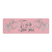 Load image into Gallery viewer, Ti Amo I love you - Exclusive Brand - Mandys Pink - Yoga Mat
