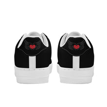 Load image into Gallery viewer, Ti Amo I love you - Exclusive Brand - Black - Skeleton Hands with Heart - Low Top Unisex Sneakers
