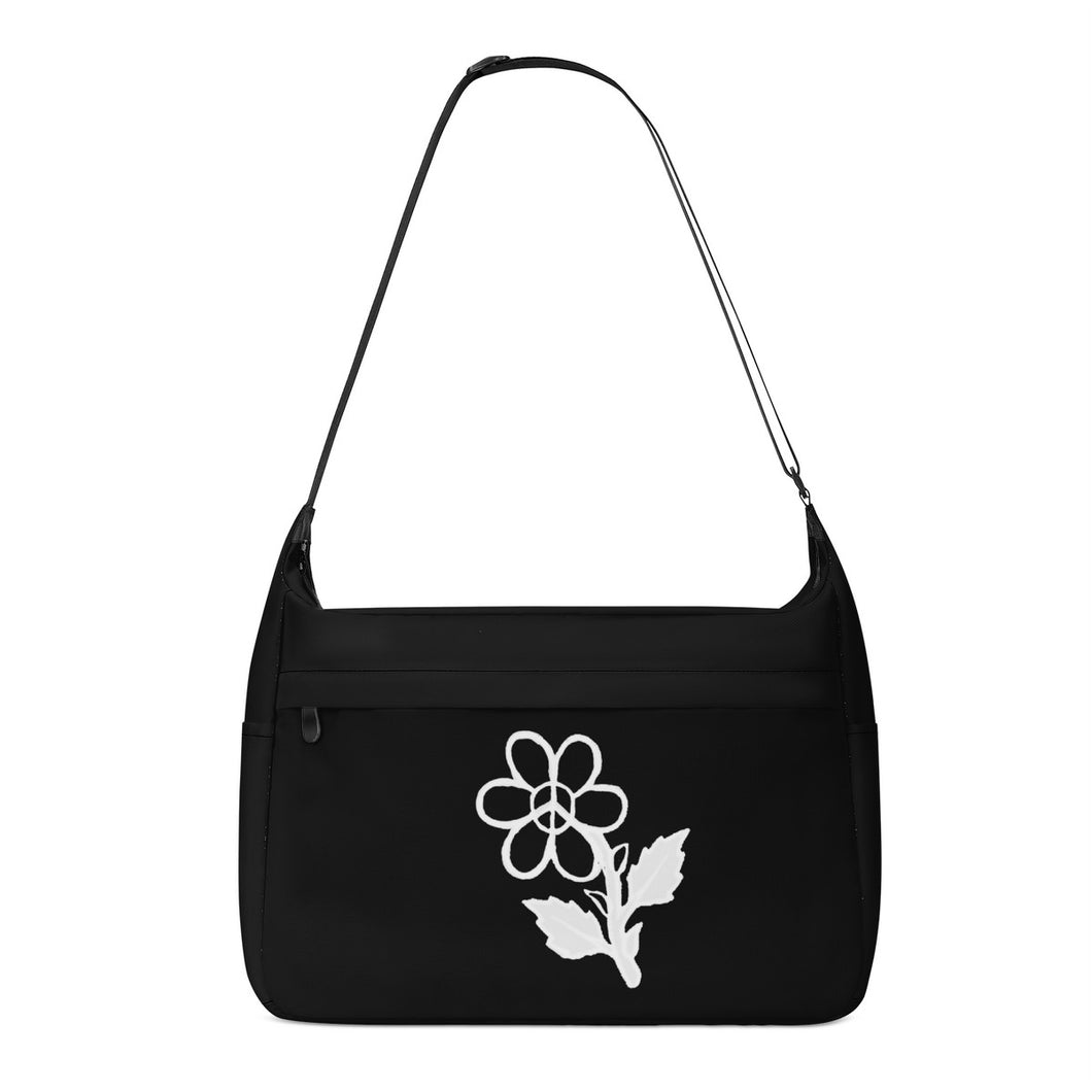 Ti Amo I love you - Exclusive Brand - Woodsmoke - White Daisy - Journey Computer Shoulder Bag