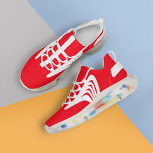 Load image into Gallery viewer, Ti Amo I love you - Exclusive Brand - Ferrari Red  - Mens / Womens - Air Max React Sneakers - White Soles
