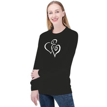 Load image into Gallery viewer, Tuatara - Double White Heart - Women&#39;s Sweatshirts Womens Designer Brand - Ti Amo I love you 
