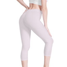 Load image into Gallery viewer, Ti Amo I love you - Exclusive Brand - Prim - Double White Heart - Womens / Teen Girls / Womens Plus Size - Capri Yoga Leggings - Sizes XS-3XL
