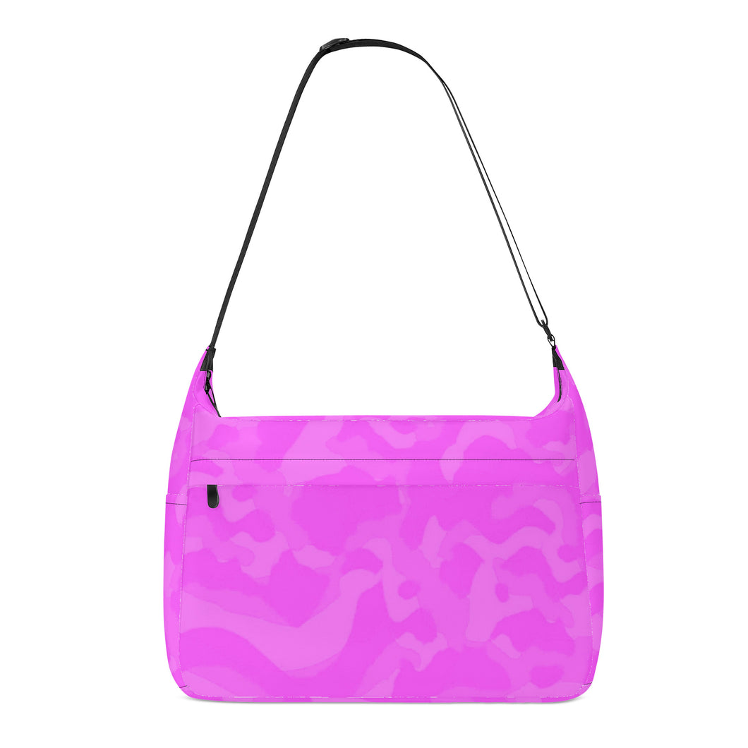 Ti Amo I love you - Exclusive Brand  - Deep Lavender Magenta Camouflage - Journey Computer Shoulder Bag