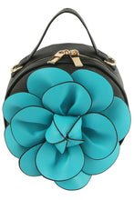 Load image into Gallery viewer, Fashion 3D Flower Round Crossbody Bag Ti Amo I love you
