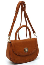 Load image into Gallery viewer, Fashion Flap Saddle Satchel Ti Amo I love you
