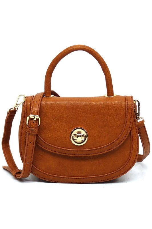 Fashion Flap Saddle Satchel Ti Amo I love you