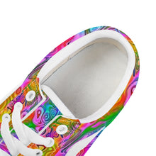 Load image into Gallery viewer, Ti Amo I love you - Exclusive Brand - Rainbow Kaleidoscope - Low Top Flat Sneaker
