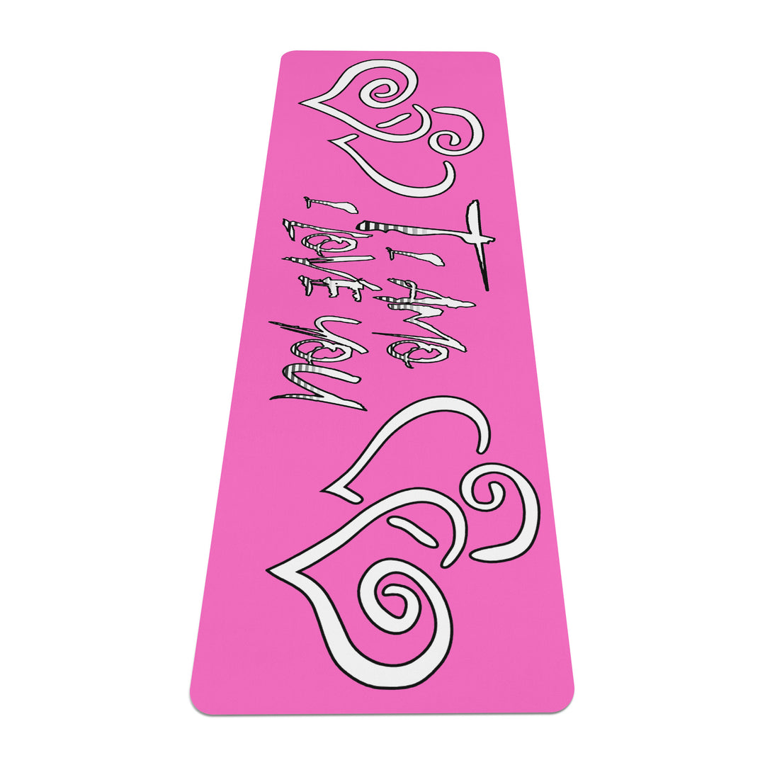 Ti Amo I love you - Exclusive Brand - Hot Pink - Yoga Mat