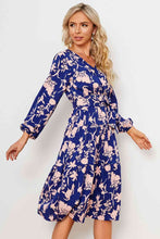 Load image into Gallery viewer, Floral Belted Tiered Midi Dress Ti Amo I love you
