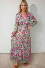 Load image into Gallery viewer, Floral Deep V Maxi Dress Ti Amo I love you
