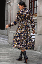 Load image into Gallery viewer, Floral Flounce Sleeve Tiered Dress Ti Amo I love you
