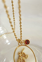 Load image into Gallery viewer, Flower Shell Pendant Copper Necklace Ti Amo I love you
