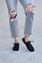 Load image into Gallery viewer, Forever Link Flat Round Toe Lace-Up Sneakers Ti Amo I love you
