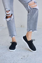 Load image into Gallery viewer, Forever Link Flat Round Toe Lace-Up Sneakers Ti Amo I love you
