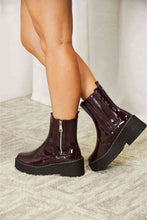 Load image into Gallery viewer, Forever Link Side Zip Platform Boots Ti Amo I love you
