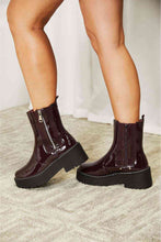 Load image into Gallery viewer, Forever Link Side Zip Platform Boots Ti Amo I love you
