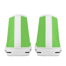 Load image into Gallery viewer, Ti Amo I love you - Exclusive Brand - Pastel Green - High-Top Canvas - White Soles
