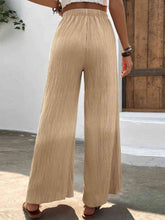 Load image into Gallery viewer, Full Size High Waist Wide Leg Pants Ti Amo I love you
