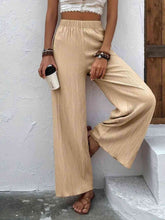 Load image into Gallery viewer, Full Size High Waist Wide Leg Pants Ti Amo I love you
