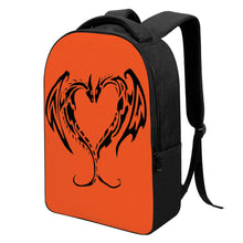 Load image into Gallery viewer, Ti Amo I love you - Exclusive Brand - Orange - Laptop Backpack
