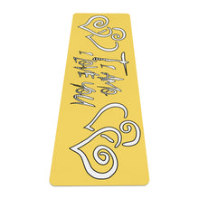 Load image into Gallery viewer, Ti Amo I love you - Exclusive Brand - Mustard Yellow - Yoga Mat
