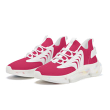 Load image into Gallery viewer, Ti Amo I love you - Exclusive Brand - Cerise Red 2 - Mens / Womens - Air Max React Sneakers - White Soles
