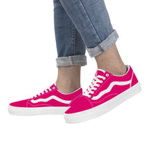 Load image into Gallery viewer, Ti Amo I love you - Exclusive Brand - Dark Hot Pink - Low Top Flat Sneaker
